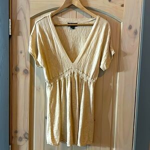 Gorgeous EDDIE BAUER  Tunic~Swimsuit Cover Up - Tan Women’s Tall/Large